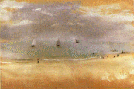 Edgar Degas Beach Landscape_2